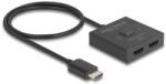 Delock HDMI kapcsoló 2 az 1-ben Kétirányú 8K (18901) (18901) - xupe