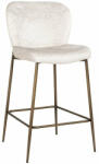 Richmond Interiors Darby 67 Bárszék Bézs Arany Fém Lábakkal (KHM-S4712-CREAM-FUSION)