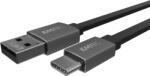 EMTEC USB-A Apa - USB-C Apa Töltőkábel 1. - 2 m, Fekete