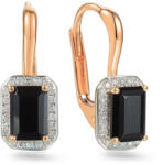 Heratis Forever 1, 49 ct achát és Skye gyémánt fülbevaló, rózsaszín arany IZBR895RN