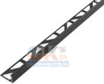 Dural L profil matt fekete élvédő 6mm / 250cm (durdsacm611) (durdsacm611)