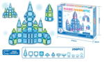 Mamido Set de construcție magnetic Magic frozen 200 piese (S-JH21C) Jucarii de constructii magnetice