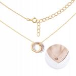 Mennica Bydgoska Ezüst nyaklánc női lánc karika medállal celeb ezüst 925 (S136/3-50)