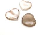 R. M. ékszer Szív Füstkvarc AA 3-4cm (MDG) (077981)