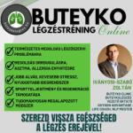  Online Buteyko-légzéstréning 2026. Február 11. Szerda 18: 00 - 5 alkalom - Alap csomag