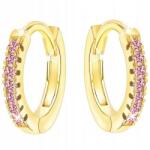 Mennica Bydgoska Ezüst Fülbevaló Kislánynak Karikák Aranyozott Karikák Ezüst (130/1)