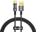 Baseus Explorer, cablu USB la USB-C, 100 W, 1 m (negru)