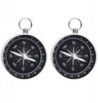  Iránytű fehér számlappal. Mini navigációs iránytű navigációval 2 db (5907022796827)
