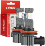 AMiO Lămpi Autoturismului H8 / H9 / H11 / H16 Canbus LED 6000K Alb rece 12V 60W 2buc 04116 (04116)
