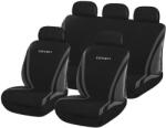 Autoline Set Huse Auto 9 Bucăți Poliester Concept Negru / Gri 9990000005628 (9990000005628)