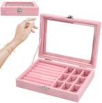  Egyedi Doboz Ajándék Vagy Valentin-nap Ékszertartó Fülbevaló (Szkatułka biżuterie walentynki ETUI kolczyki)