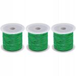  sourcing map 3 Tekercs Nylon Gyöngyfűző Zsinór Csomózó Zsinór 0.6mm