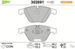 VALEO set placute frana, frana disc VALEO ESSENTIAL 302691 (302691)