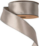 Valex Decor Fényes szatén szalag drótos szegéllyel 38mm x 5m - Ezüst (SR3805-98)