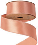 Valex Decor Fényes szatén szalag drótos szegéllyel 38mm x 5m - Rose gold (SR3805-20)