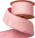 Valex Decor Szőrme szalag drótos szegéllyel 63mm x 5m - Púder rózsaszín (DB063-19)