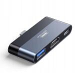 REMAX Elosztó Hdmi/usb/usb-c 4K RP-U15 (RP-U15)