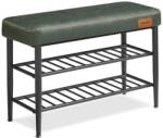 VASAGLE ECHO cipőpad 2 szintes műbőr borítás 30x80x50 cm (LSB054C01/LSB054K01)