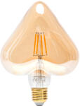 Aigostar LED Filament izzó E27 4W 2200K Szív formájú Borostyán búrával (287054)