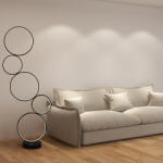 NEDES Fekete állólámpa 85W Smart 5400lm 3000K-6500K (JF2309-B)