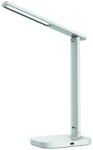NEDES Asztali lámpa KIARA Fehér 7W Fényerőszabályzós USB csatlakozóval és Éjjeli fénnyel (DL4304-W)
