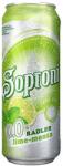 Soproni Zero Lime-Menta alkoholmentes sör 0.5 l dobozos