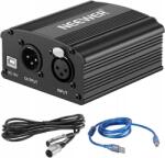 Neewer 1 Csatornás Neewer Phantom 48 V Tápegység Adapterrel 3 Tűs Usb Kábel (87987979111)