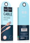 hoco. Cablu de date USB 2.0 la Lightning pentru Apple iPhone Hoco Knitted X2 H100167 iPhone cabluri de date Lungime 1 Metru Culoare Aur (H100167)