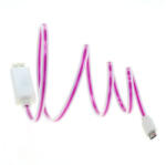 OTB Cablu de date USB 2.0 la Micro-USB cu lumina de functionare animata ON3864 Alte cabluri de date Culoare Roz deschis (ON3864)