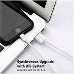 UGREEN Cablu de sincronizare si incarcare Lightning USB 2.0 de inalta calitate pentru iphone, ipad, itouch US155 UG414-0.5M-W iPhone cabluri de date Lungime 0.5 Metri Culoare Alb (UG414-0.5M-W)
