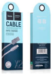 hoco. Cablu de date USB 2.0 la Lightning pentru Apple iPhone Hoco Knitted X2 H100168 iPhone cabluri de date Lungime 1 Metru Culoare Gri (H100168)