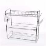 TOO KT-583 Háromszintes MAXI fém konyhai edényszárító 24, 5x44x56cm (KT-583) (KT-583)