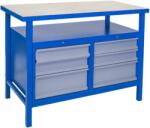 Güde P 1200 SS, munkapad, munkaasztal, 1190x600x850mm, összeszerelt (gude_40930)