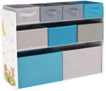 TEMPO KONDELA Rendszerező/Polcállvány játékokhoz, sokszínű/minta, DARLING TYP 2 (274463)