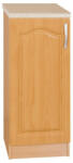 TEMPO KONDELA Alsó konyhaszekrény, balos, éger, LORA MDF NEW KLASIK S40 (241450)