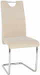 TEMPO KONDELA Étkezőszék, bézs Dulux Velvet szövet/világos varrás, ABIRA NEW (285417)