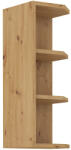 TEMPO KONDELA Felső polcos szekrény, artisan tölgy, LULA 30 G-72 ZAK (362799)