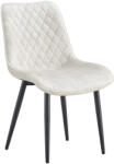 TEMPO KONDELA Étkezőszék, krémszínű/fekete, ZAINA TYP 1 (392030)