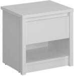 TEMPO KONDELA Éjjeliszekrény 1S, fehér, ERODIN (374480)