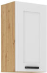 TEMPO KONDELA Felső szekrény, fehér/artisan tölgy, LULA 40 G-72 1F (362722)