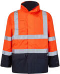Portwest S779 Bizflame Hi-Vis lángálló esőkabát narancs-tengerészkék (S779ONRXXL)