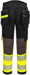 Portwest EV442 EV4 Hi-Vis Class 1 lengőzsebes nadrág sárga-fekete (EV442YBS42)