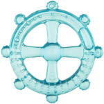 Akuku hűtőrágóka szilikon hajókormány kék - babamarket