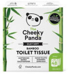 The Cheeky Panda Toalettpapír, bambusz, 3 rétegű, kistekercses, 48 tekercs, CHEEKY PANDA, fehér (KHH912) (KHH912)