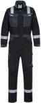 Portwest FR50 Lángálló antisztatikus overál fekete (FR50BKRL)
