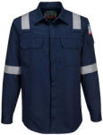 Portwest FR720 Bizflame könnyű lángálló ing tengerészkék (FR720NARXXL)