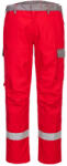 Portwest FR06 Bizflame kéttónusú lángálló nadrág piros (FR06RER46)