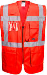 Portwest S476 Berlin Hi-Vis Executive mellény piros (S476RERXXL)