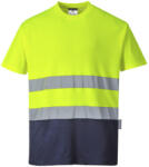 Portwest S173 Hi-Vis kontraszt pólóing sárga-tengerészkék (S173YNRXXXL)