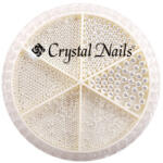 Crystalnails Crystal Nails Metál Körömgyöngy készlet - Silver